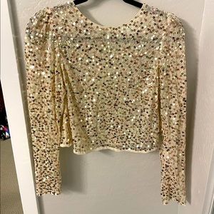 ASOS NWT Sequin Top
